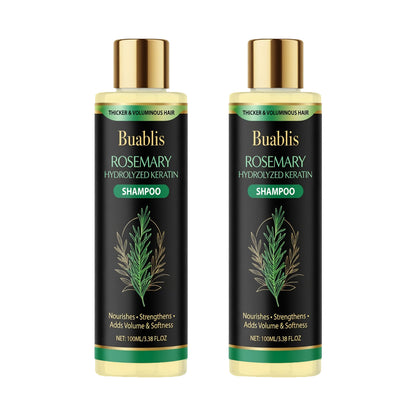 🌱 Buablis® Organic Rosemary Hair Growth Shampoo,Fast Hair Growth, Anti Hair Loss, Deep Damage Repair with Smoothing, Oil Control & Dandruff Care✅