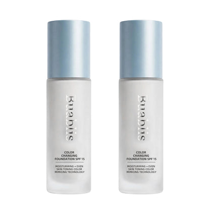 Color Changing Foundation SPF 15 - instantly brightens, hydrates & smooths your skin