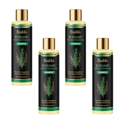 🌱 Buablis® Organic Rosemary Hair Growth Shampoo,Fast Hair Growth, Anti Hair Loss, Deep Damage Repair with Smoothing, Oil Control & Dandruff Care✅