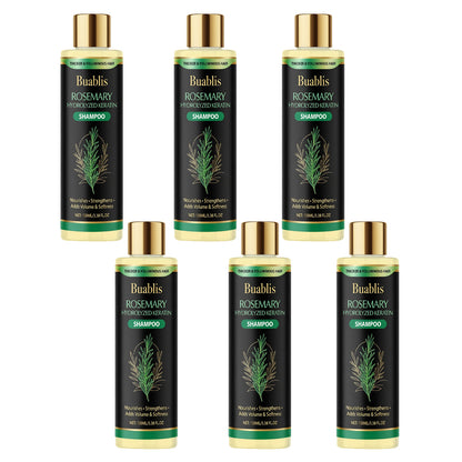 🌱 Buablis® Organic Rosemary Hair Growth Shampoo,Fast Hair Growth, Anti Hair Loss, Deep Damage Repair with Smoothing, Oil Control & Dandruff Care✅