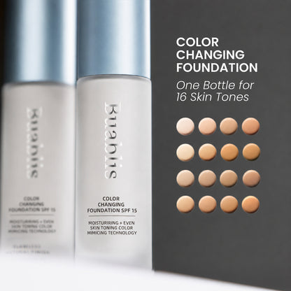 Color Changing Foundation SPF 15 - instantly brightens, hydrates & smooths your skin